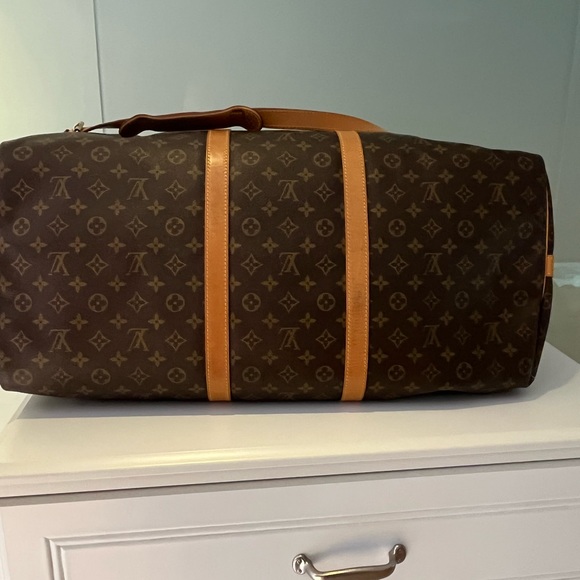 Louis Vuitton Keepall huge duffle bag w / strap - Picture 9 of 16